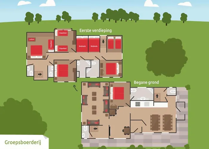 De Boshoek - Luxe Groepsverblijven Op De Veluwe *